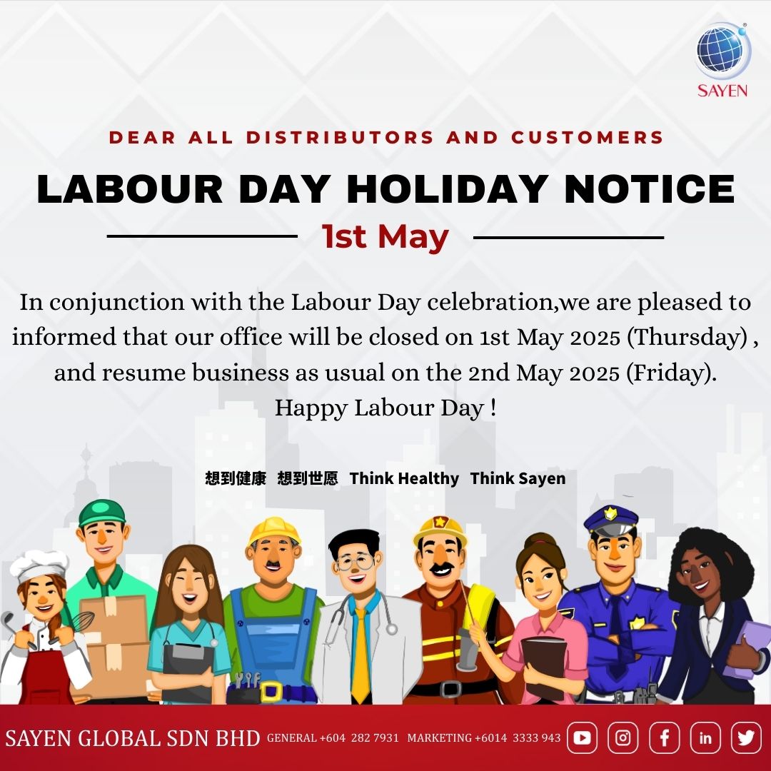 25/4/2025 | Labour Day Holiday Notice