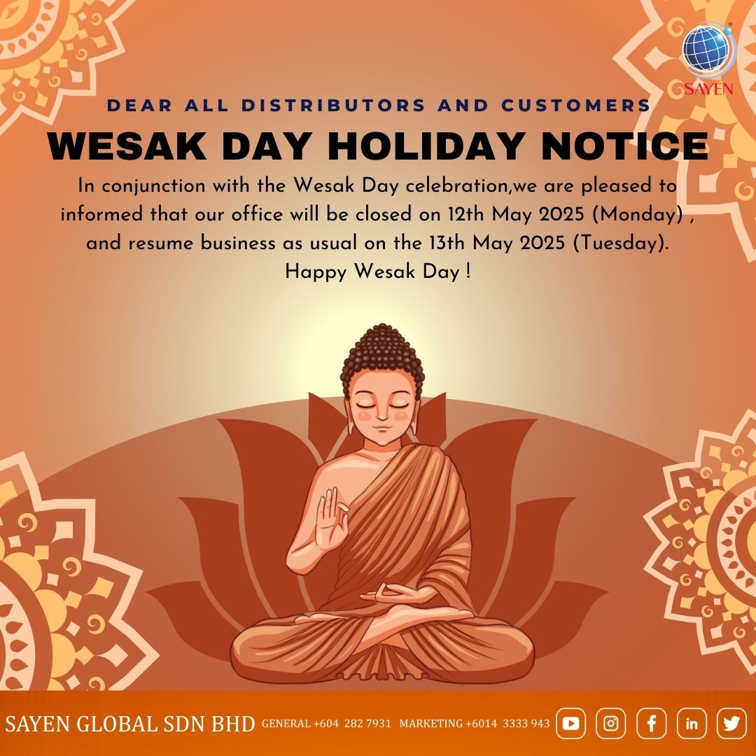 5/5/2025 | Wesak Day Holiday Notice
